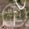 Farm House Engraved Glass Ornaments - Round-Main Parent