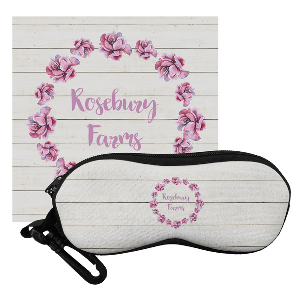 Custom Farm House Eyeglass Case & Cloth (Personalized)