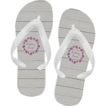 Farm House Flip Flops - Large (Personalized)