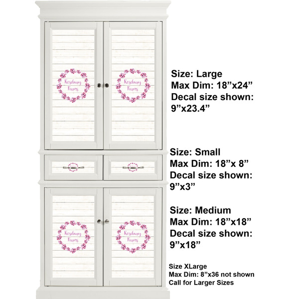 Farm House Full Cabinet (Show Sizes)