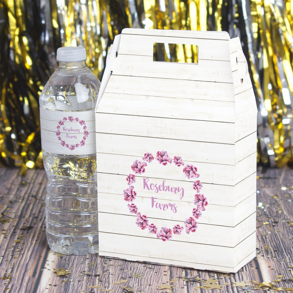 Farm House Gable Favor Box - In Context