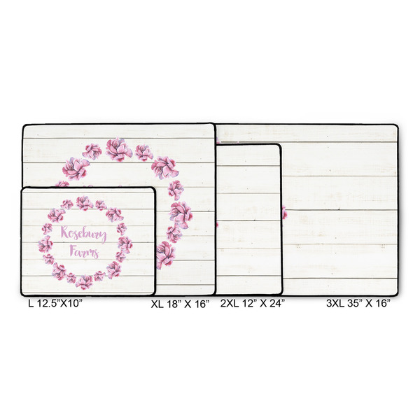 Farm House Gaming Mats - SIZE CHART