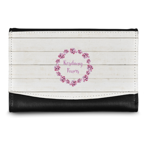 Custom Farm House Genuine Leather Women's Wallet - Small (Personalized)