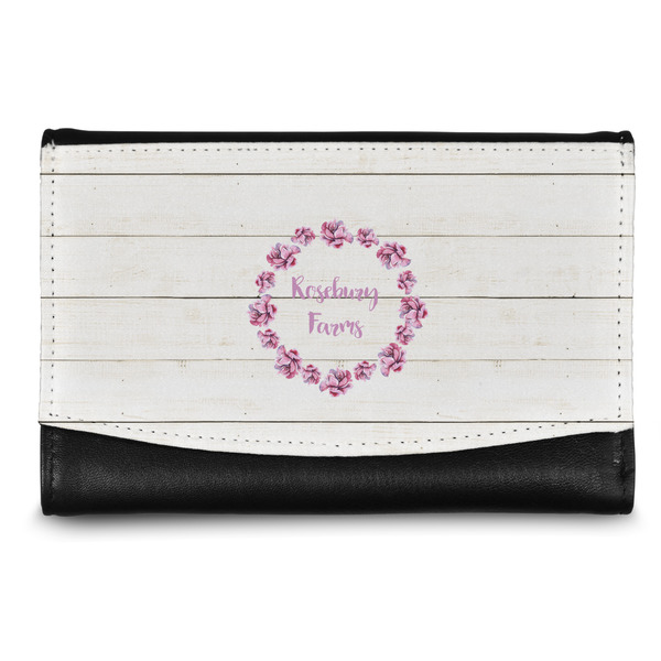 Custom Farm House Genuine Leather Women's Wallet - Small (Personalized)