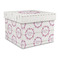 Farm House Gift Boxes with Lid - Canvas Wrapped - Large - Front/Main
