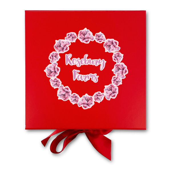 Farm House Gift Boxes with Magnetic Lid - Red - Approval