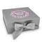 Farm House Gift Boxes with Magnetic Lid - Silver - Front
