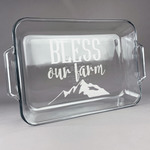 Farm House Glass Baking Dish - 13in x 9in