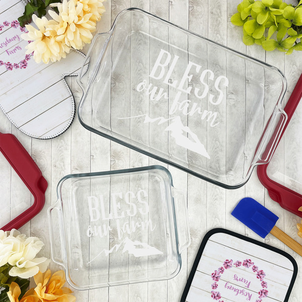 Farm House Glass Baking Dish Set - LIFESTYLE