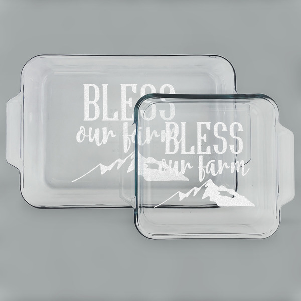 Farm House Glass Baking Dish Set - MAIN (set)