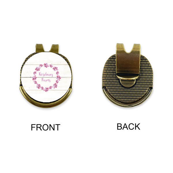 Farm House Golf Ball Hat Clip Marker - Apvl - GOLD