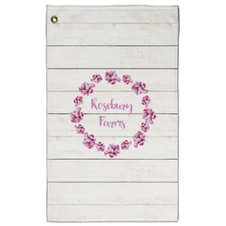 Farm House Golf Towel - Poly-Cotton Blend w/ Name or Text