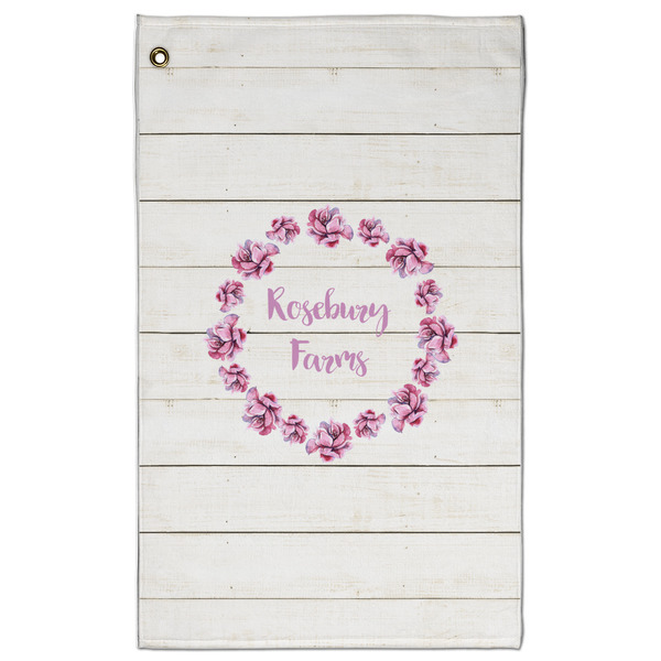 Custom Farm House Golf Towel - Poly-Cotton Blend - Large w/ Name or Text