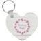 Farm House Heart Plastic Keychain w/ Name or Text