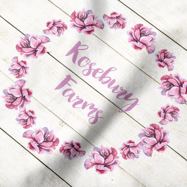 Farm House Hooded Baby Towel- Detail Close Up