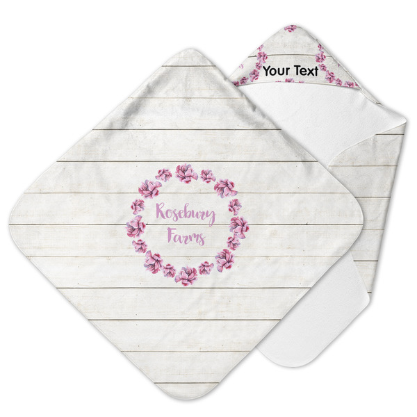 Custom Farm House Hooded Baby Towel (Personalized)