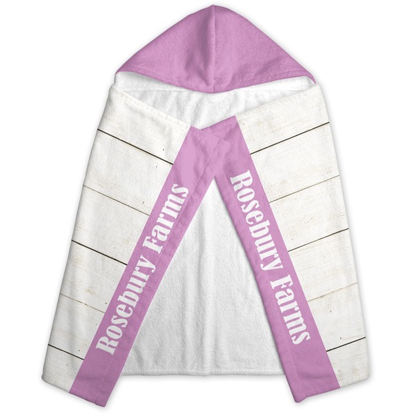 Farm House Hooded Towel - Folded