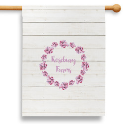 Farm House 28" House Flag - Single Sided (Personalized)