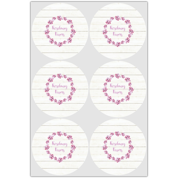 Farm House Icing Circle - Large - Set of 6