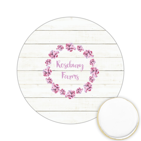 Custom Farm House Printed Cookie Topper - 2.15" (Personalized)