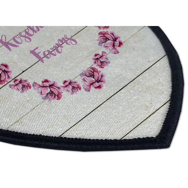 Farm House Iron on Shield 3 Detail