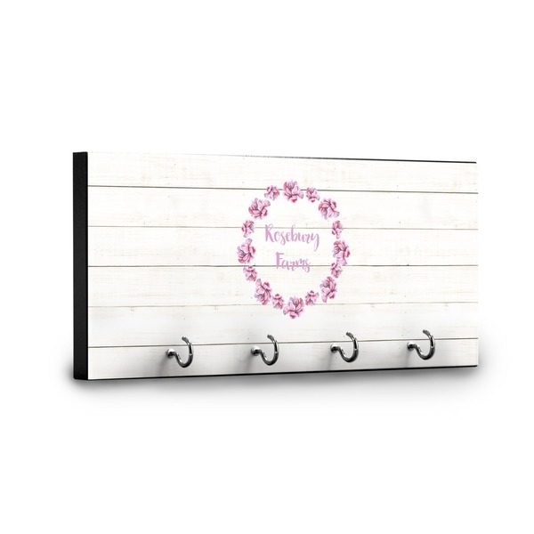 Farm House Key Hanger - Front View with Hooks