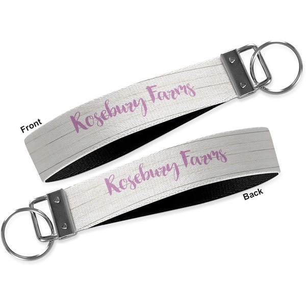 Farm House Key-chain - Metal and Nylon - Front and Back