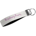 Farm House Webbing Keychain Fob - Large (Personalized)