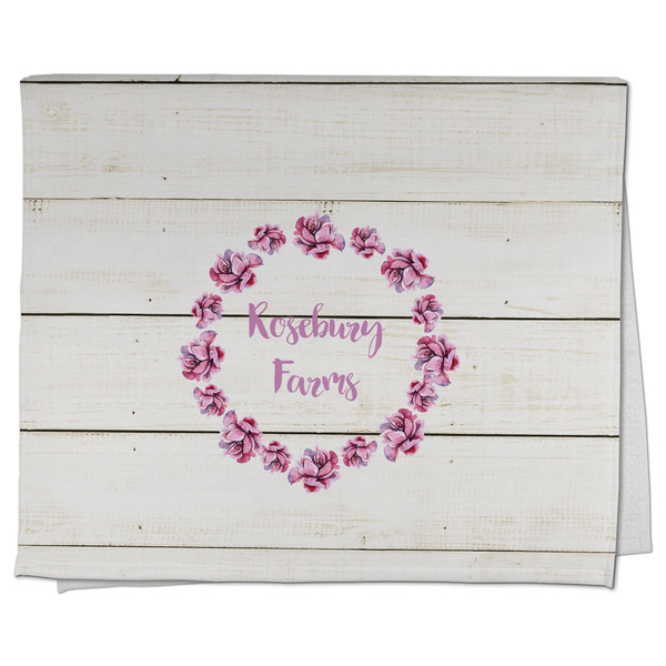 Custom Farm House Kitchen Towel - Poly Cotton w/ Name or Text