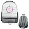 Farm House Large Backpack - Gray - Front & Back View