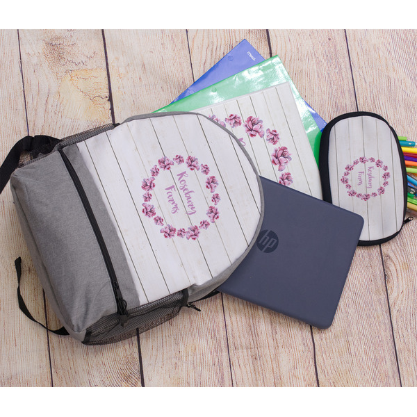 Farm House Large Backpack - Gray - With Stuff