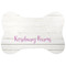Farm House Bone Shaped Dog Food Mat (Large) (Personalized)