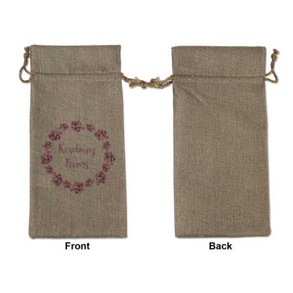 Farm House Large Burlap Gift Bags - Front Approval