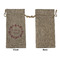 Farm House Large Burlap Gift Bags - Front Approval