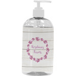 Farm House Plastic Soap / Lotion Dispenser (16 oz - Large - White) (Personalized)