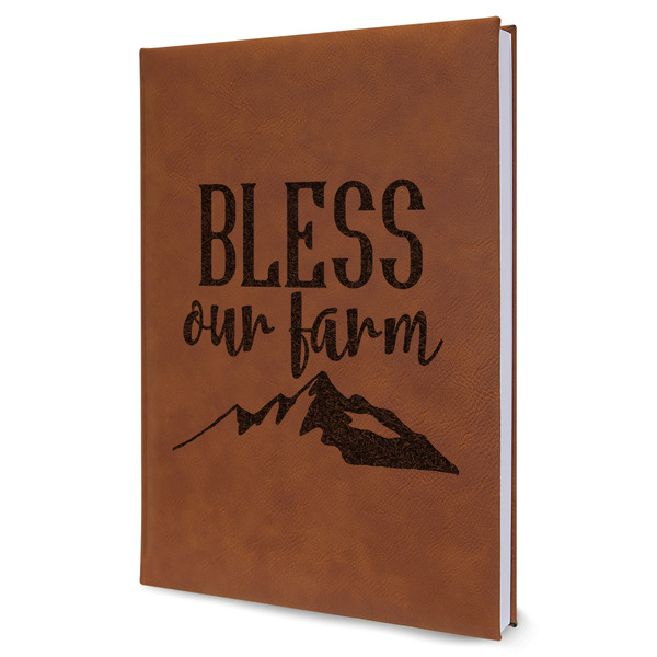 Custom Farm House Leather Sketchbook