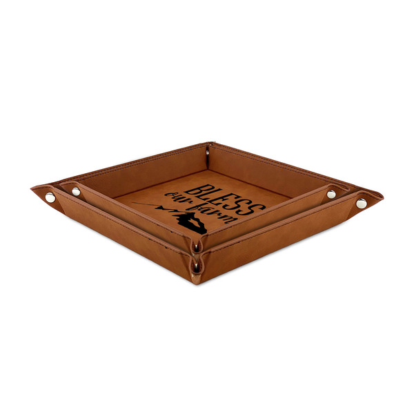 Farm House Leather Valet Trays - PARENT MAIN (both trays)