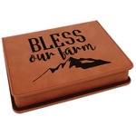 Farm House Leatherette 4-Piece Wine Tool Set