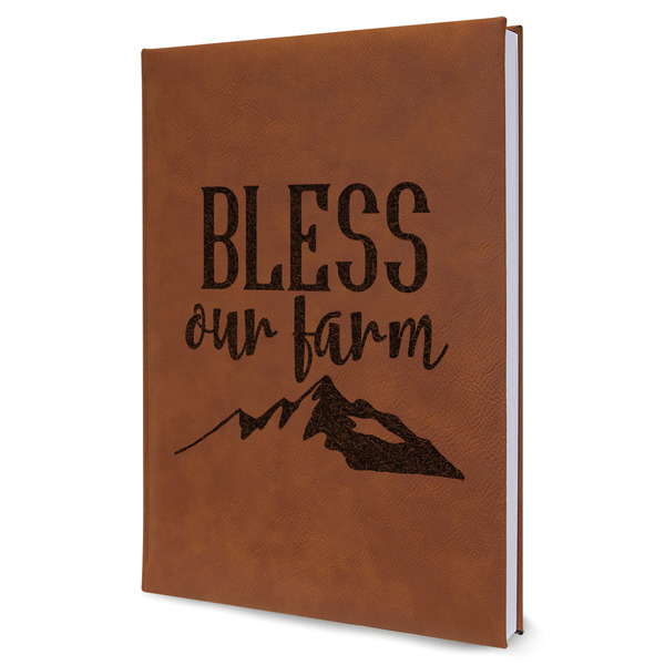 Custom Farm House Leatherette Journal - Large - Single Sided
