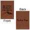 Farm House Leatherette Journals - Large - Double Sided - Front & Back View