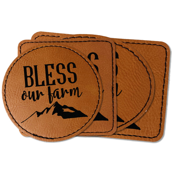 Custom Farm House Faux Leather Iron On Patch