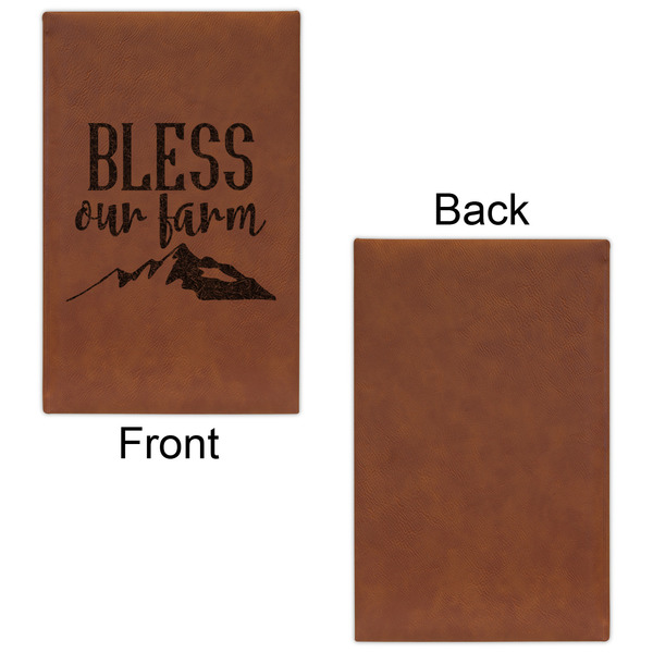 Farm House Leatherette Sketchbooks - Small - Single Sided - Front & Back View