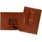 Farm House Leatherette Wallet with Money Clips - Front and Back