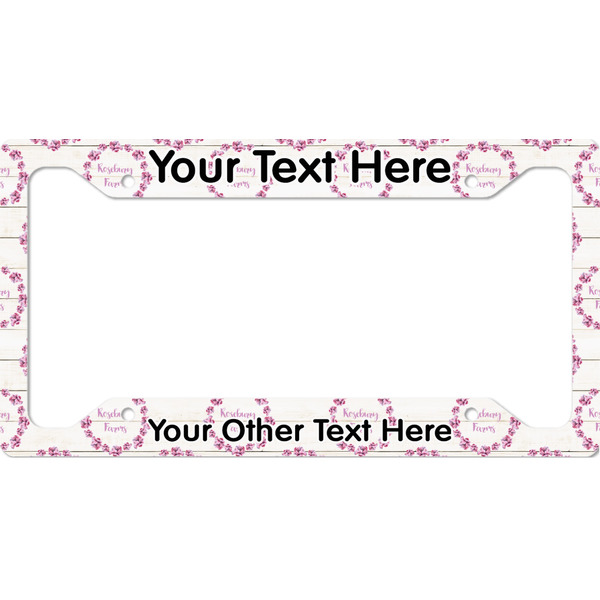 Custom Farm House License Plate Frame (Personalized)