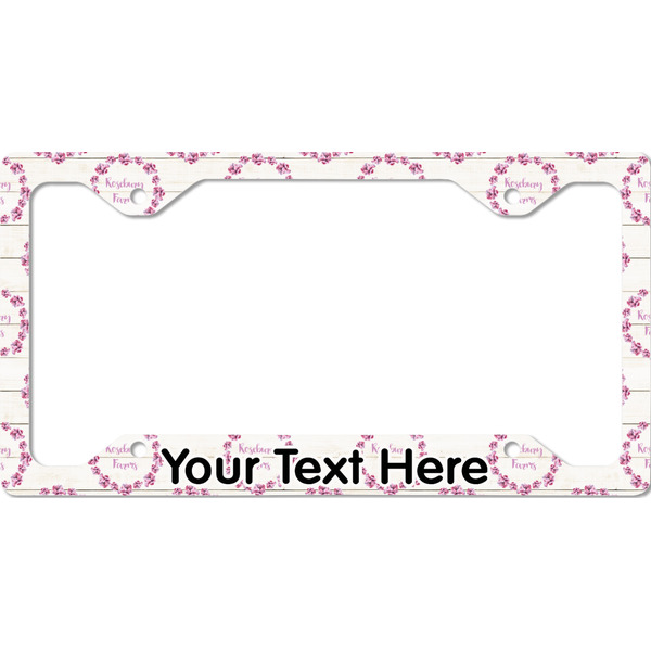 Custom Farm House License Plate Frame - Style C (Personalized)
