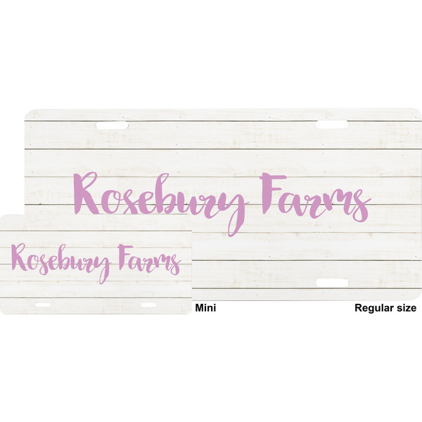 Farm House License Plate (Sizes)