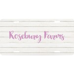 Farm House Front License Plate (Personalized)