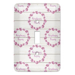 Farm House Light Switch Cover (Single Toggle) (Personalized)