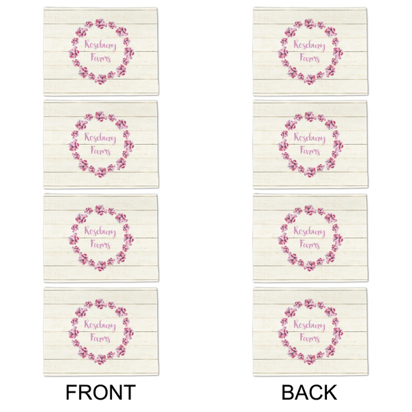 Farm House Linen Placemat - APPROVAL Set of 4 (double sided)