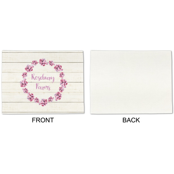 Farm House Linen Placemat - APPROVAL Single (single sided)